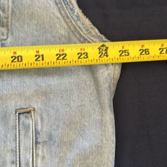 Purple Brand Light Blue Denim Vest